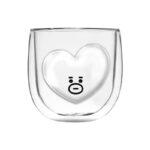 Water Bottle Double Glass Inner Layer Vacuum Anti-scalding Family Cute and Creative Cartoon Cup Cute Gift Cup Coffee Mug
